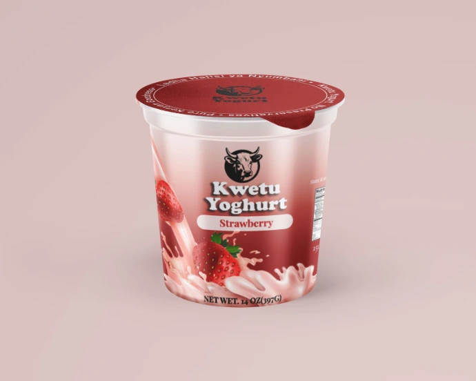 Kenya dairy Yogurt cup utilizes a premium In-Mould Labelling (IML) technique